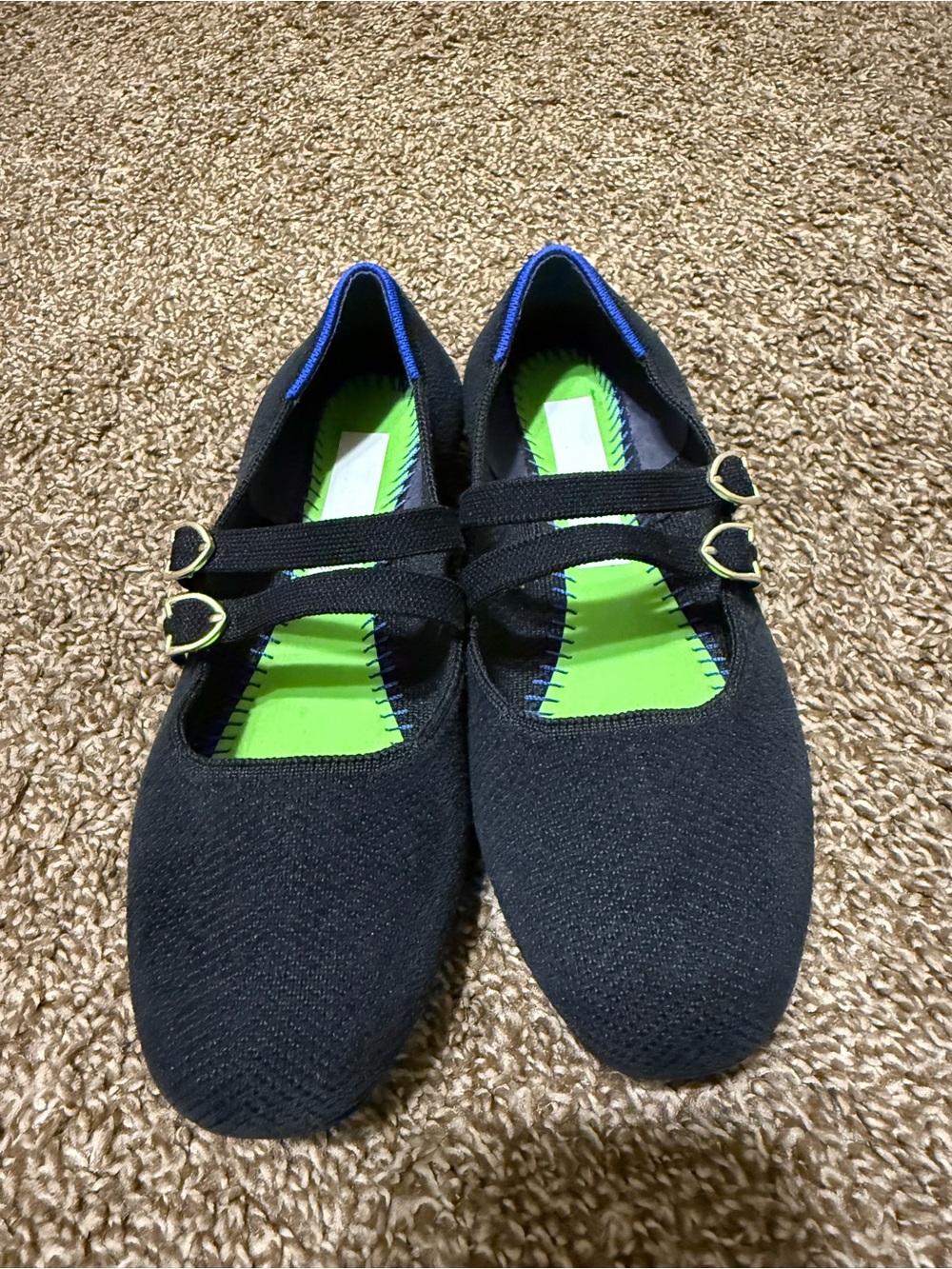 Rothy’s The double buckle Mary Jane Flats women’s 6/5
